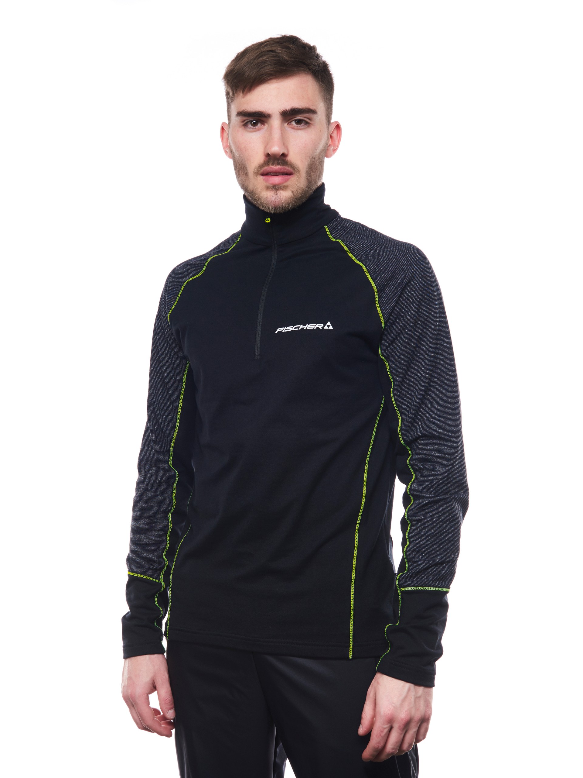 g82522_skishirt_turtleneck_skate_black Koszulka Fischer Skate Turtleneck