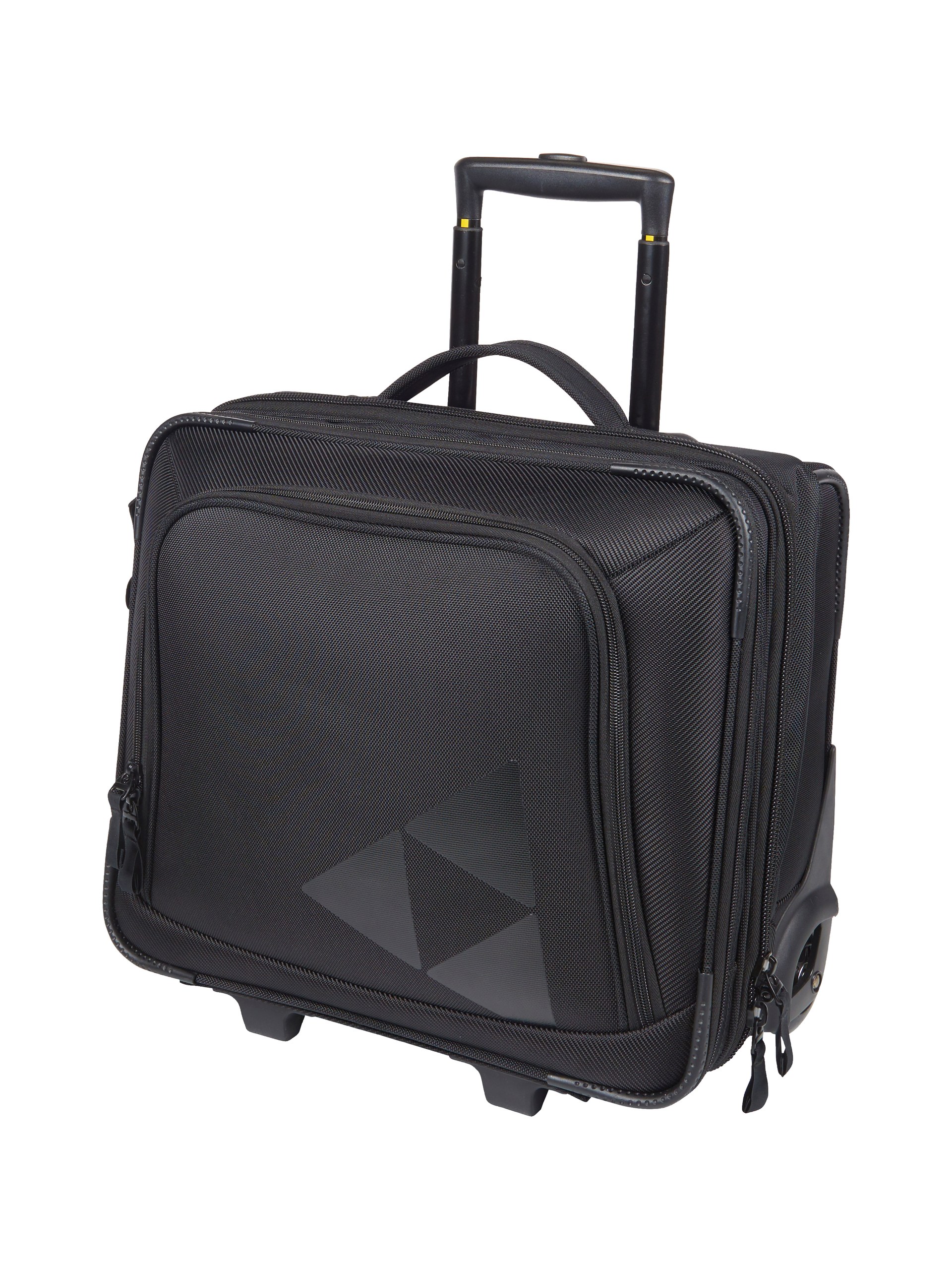 z01225_business_trolley_black_01 Torba Fischer Business Trolley 40L, kolor czarny / żółty